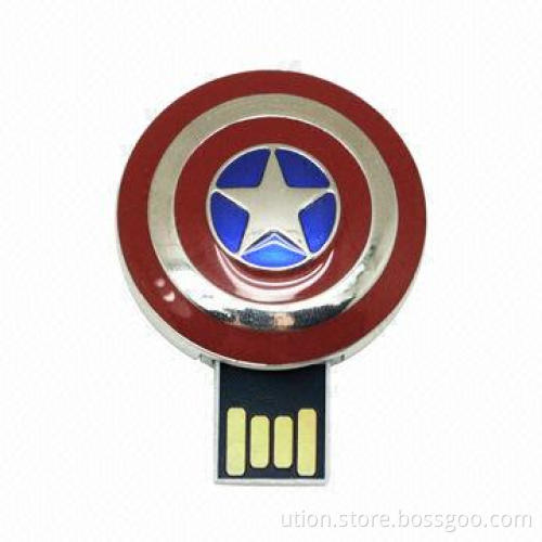 Customized USB Flash Drives with Up to 32GB Capacity, Free Design and Two-year Warranty